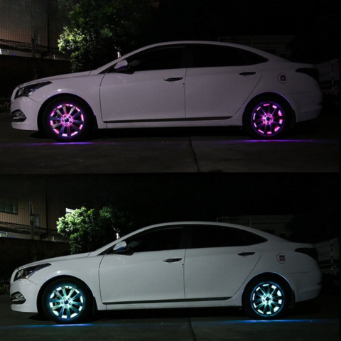 Iluminação Solar para Pneus – Estilo e Visibilidade em Movimento