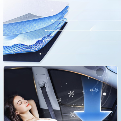 Op maat gemaakte zonnescherm voor Toyota 4Runner 2010-2024 – Maximale interne bescherming