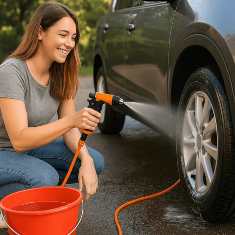 Draagbare Hogedrukreiniger — Gemakkelijk Schoonmaken Overal