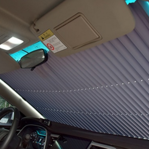 Parasoles retráctiles para coches — Instalación rápida y práctica