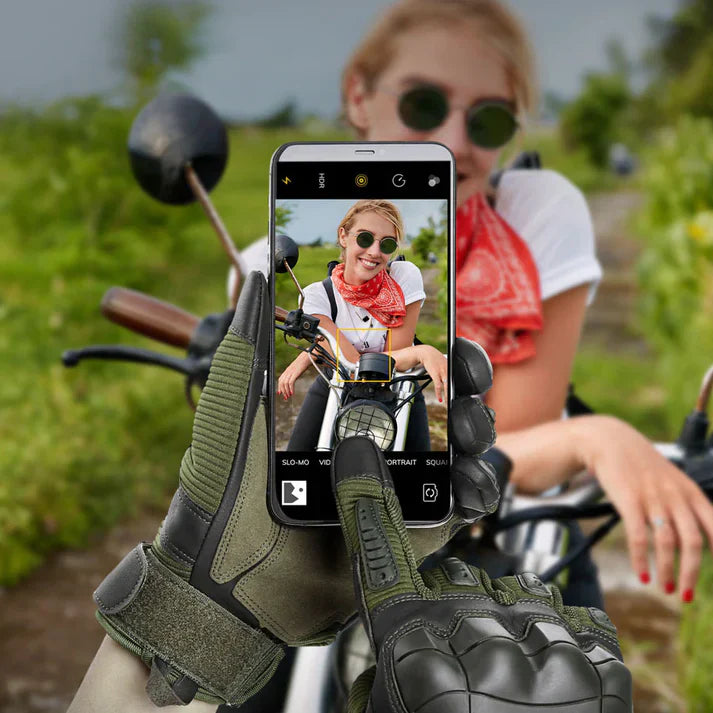 Wzmocnione Rękawice Motocyklowe Takticzne – Ochrona i Ekstremalny Chwyt