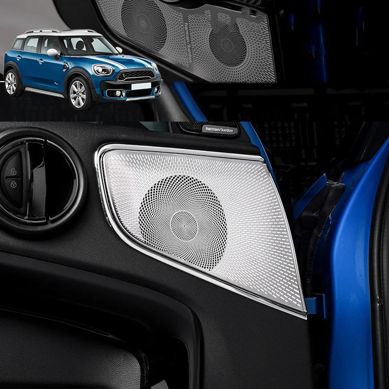 Högtalartäckning för fram- och bakdörrar till Mini Cooper — Skydd och elegant design