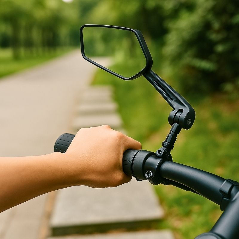 Retrovisor de Bicicleta — Segurança & Visão Panorâmica