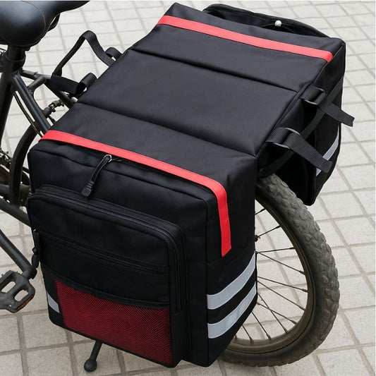 Sacos Traseiros Para Bicicleta — Conforto de Viagem & Alta Capacidade de Carga