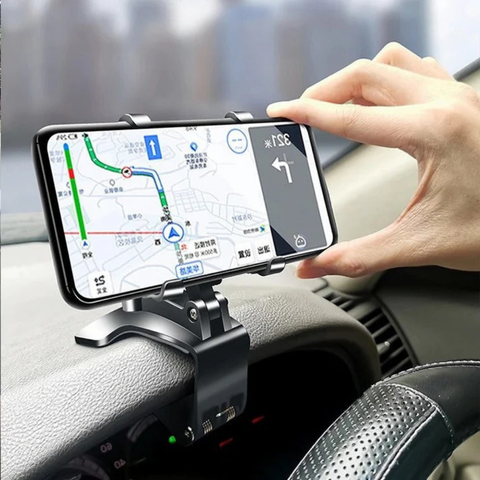 Suporte Telefónico Multifuncional Para Carro – Design Compacto E Instalação Rápida
