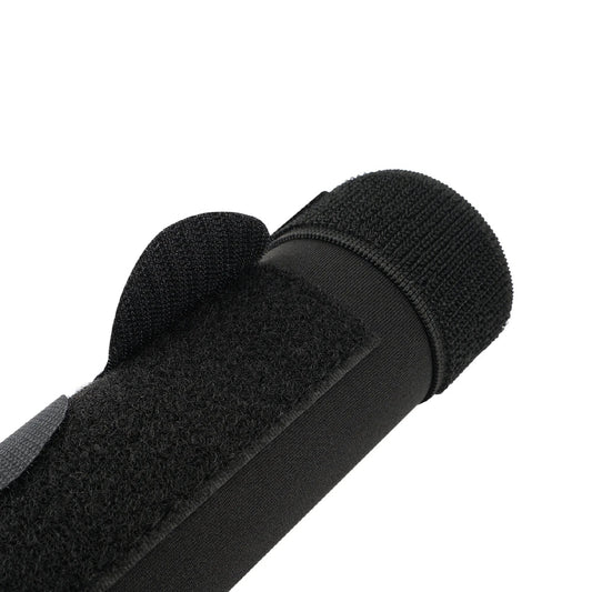 Skydd för fjädring på terrängmotorcykel