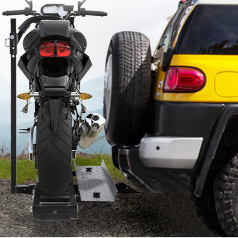 Porta-Moto Para Enganche — Transporte Seguro Y Fiable