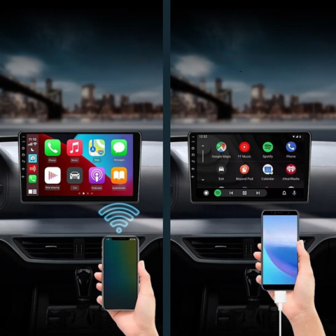 Monitor Multimedia Inalámbrico Auto – Compatibilidad Universal