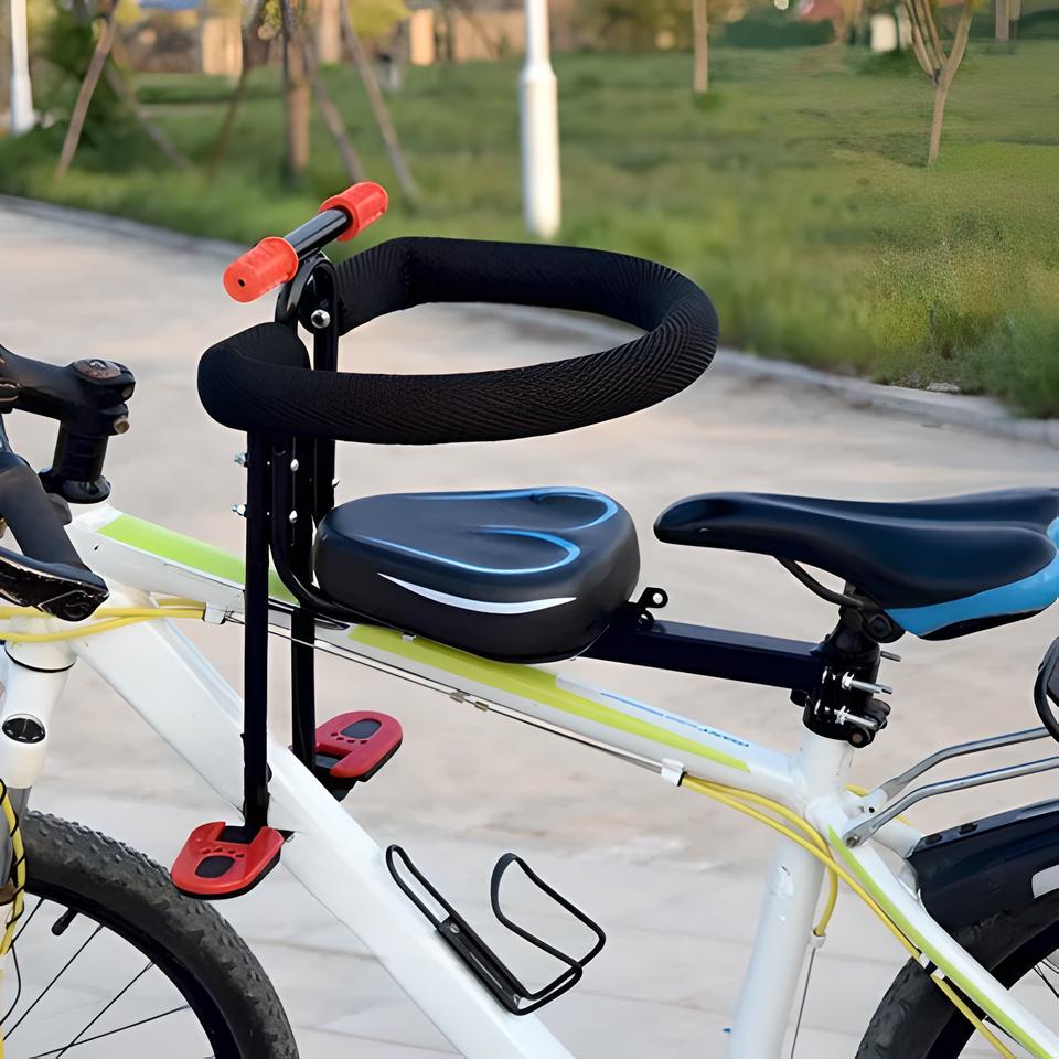 Cadeira de Bicicleta com Apoio para os Pés – Conforto e Estabilidade para Crianças