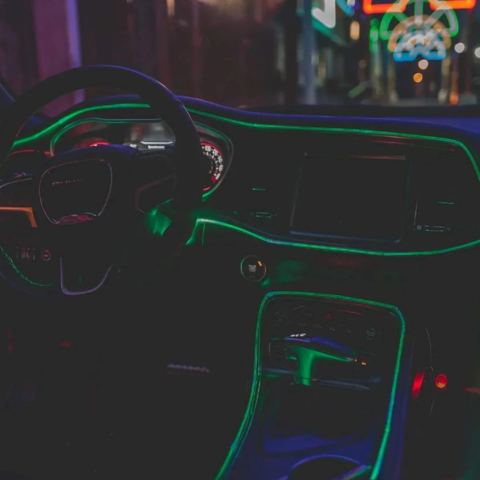 自動車用LEDバンド - RGBインテリア雰囲気