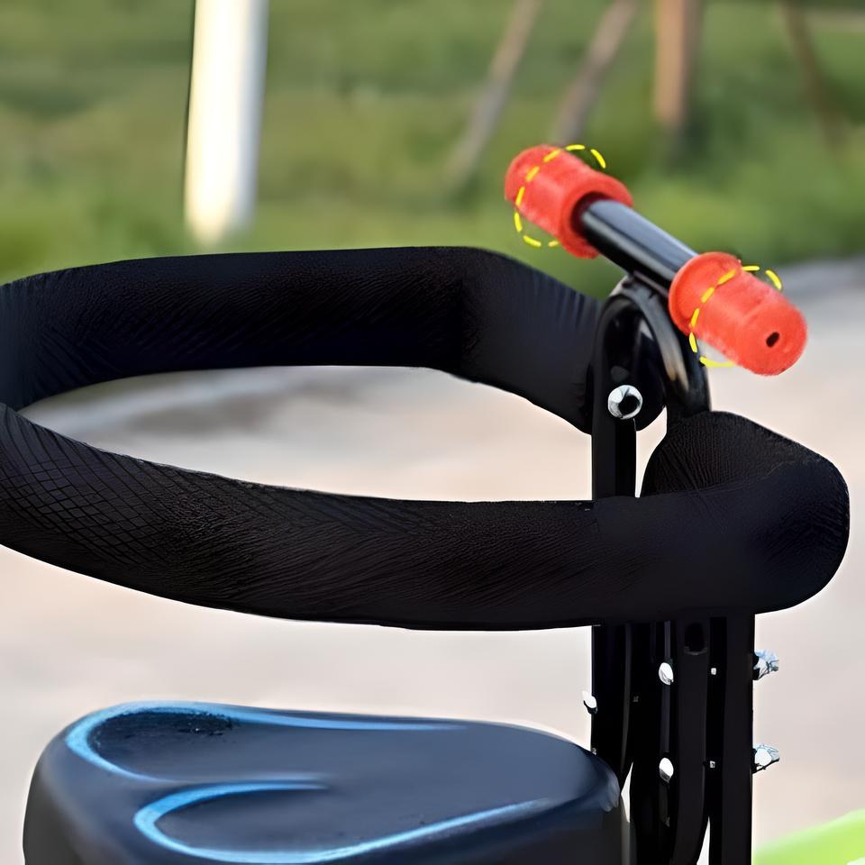 Cadeira de Bicicleta com Apoio para os Pés – Conforto e Estabilidade para Crianças