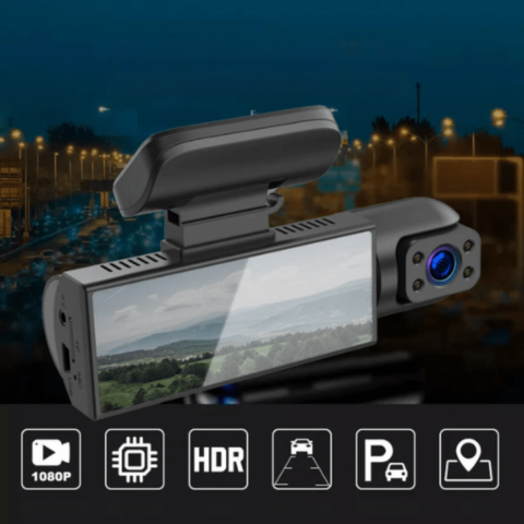 Dashcam HD Inteligentní – Bezpečné parkování a chráněná jízda