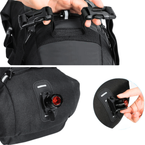 Sacoche De Selle Vélo Grande Capacité — Étanche & Réfléchissante