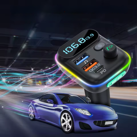 FM Bluetooth vysielač do auta — Jasné hovory & Bezdrôtová hudba