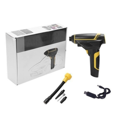 Kantava Auton Ilmakompressori – Digitaalinen Näyttö ja LED-valo