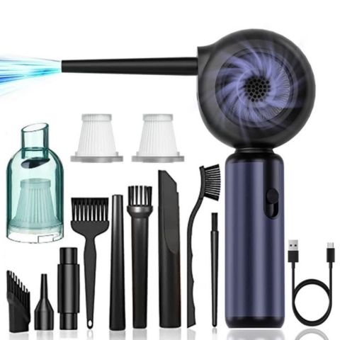 Víceúčelový foukač a vysavač — Kompletní úklid bez námahy