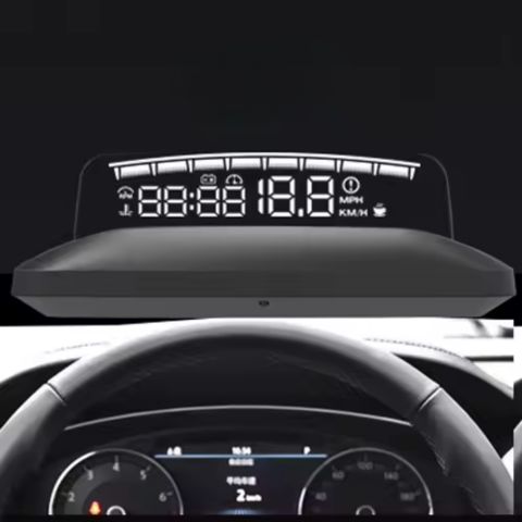 Zobrazenie hlavy hore pre auto – Rýchlosť a údaje v reálnom čase