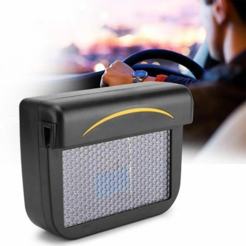 Solárny ventilátor do auta – Okamžitá sviežosť