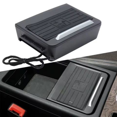 Cargador Inalámbrico Integrado Para Audi Q5L SQ5 2018-21 — Compatibilidad Universal