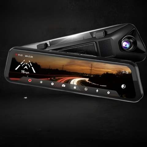 HD Auto-Kamera mit Touchscreen — HD Dashcam 10 Zoll für Autos