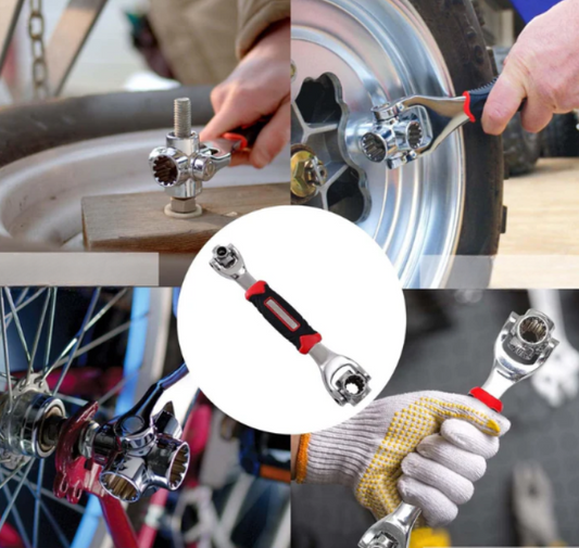 Chave Dinamométrica de Dupla Cabeça – Ajuste Preciso e Pegada Ergonómica