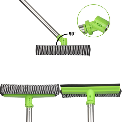 Monitoiminen Autopesu Setti — Säädettävä Kahva & Pehmeä Liina