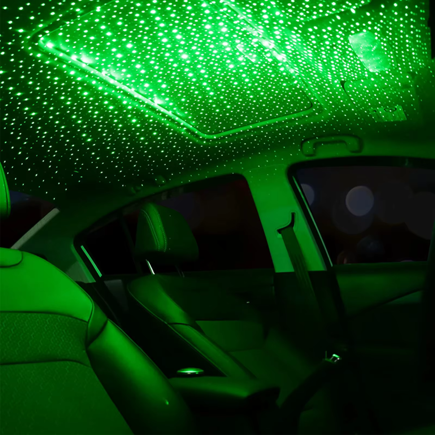 LED-belysning Stjärnig För Bilens Tak — Magisk Nattstämning