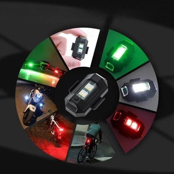 バイク用LED衝突防止ライト - 安全性とスタイル