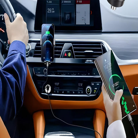 Kompakti Auton Laturi – Kaksois USB-Portti ja Nopea 
