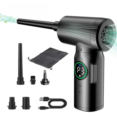 Aspirador Soprador 2-em-1 – Compacto e Ultra Poderoso 