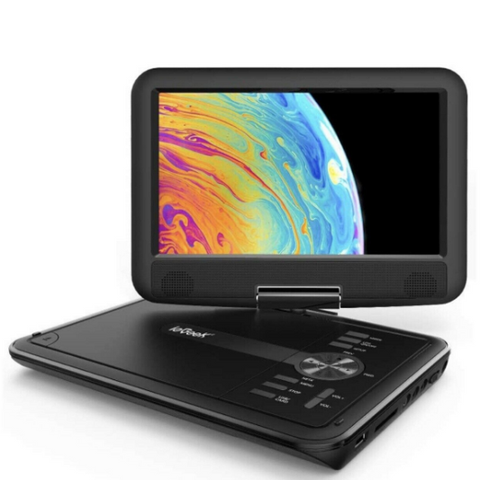 Lecteur DVD Portable Avec Port SD Et USB — Écran Clair Et Pratique