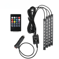 Fitas LED interiores com sincronização sonora 