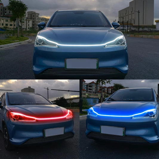 車のボンネットのライトバンド 