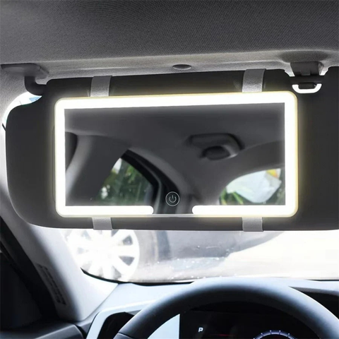 מראה איפור LED – תיקונים מושלמים ברכב 