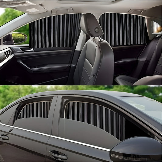 Cortinas Magnéticas Para Coche — Protección Solar e Intimidad Instantánea 