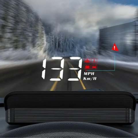 Tacômetro Digital para Carro — Ecrã Digital Moderno 