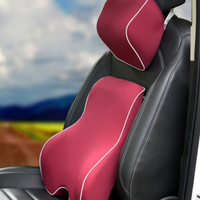 Lendestøtte og nakkestøttepute i minneskum - komfort og ryggavlastning