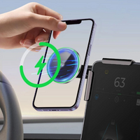 Υποστήριξη Τηλεφώνου Για Tesla — Μαγνητική Στήριξη Και Ασύρματη Φόρτιση 