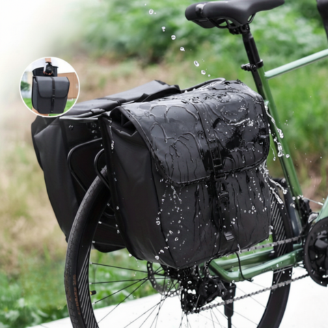 Doppeltasche für das Fahrrad wasserdicht — Große Kapazität 10L 
