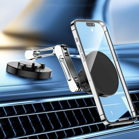 Suport Telefon Pentru Mașină – Fixare Puternică Și Reglabilă 