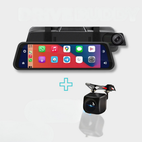 フロント＆リアカメラ付きインテリジェント・バックミラー - HDビジョン＆パーキングアシスト