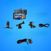 Skärm Bil Multifunktion – Stöd för Backkamera och Röstkontroll 