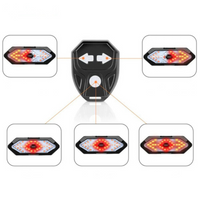 Fuego Intermitente de Bicicleta – Recargable y Control Remoto 