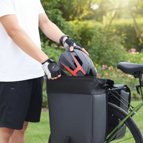 Doppeltasche für das Fahrrad wasserdicht — Große Kapazität 10L 