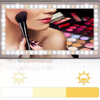 Miroir LED De Pare-Soleil Pour Voiture – Éclairage Ajustable Et Rechargeable