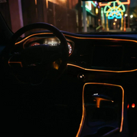 Auto světelné pásy – RGB atmosféra interiéru 