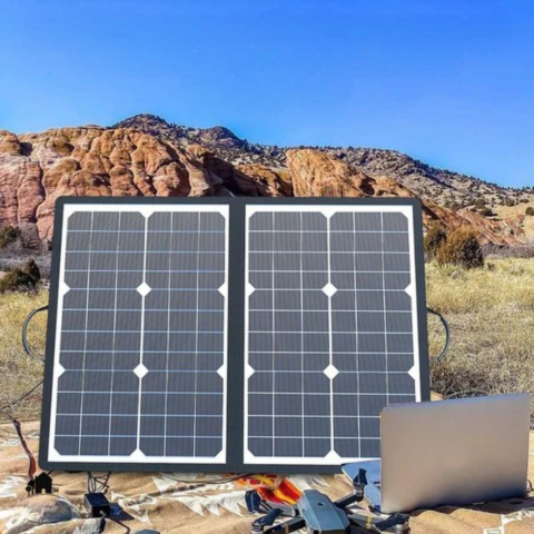 Kit Solar Portátil — Autonomia Em Viagem E Camping 
