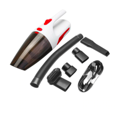 Portable Car Vacuum – Rechargeable and Versatile 