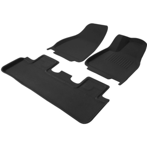 Tapete de Chão Sob Medida para Tesla Model Y — Proteção Integral & Design Elegante 
