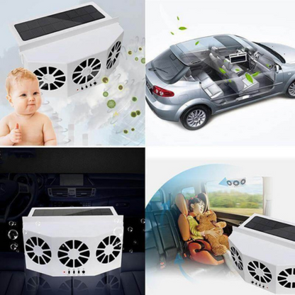 Solární ventilátor pro auto – ideální v létě 